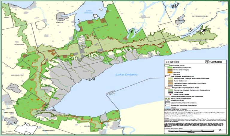 Ontario Greenbelt Oakridges Moraine Map – The Silo