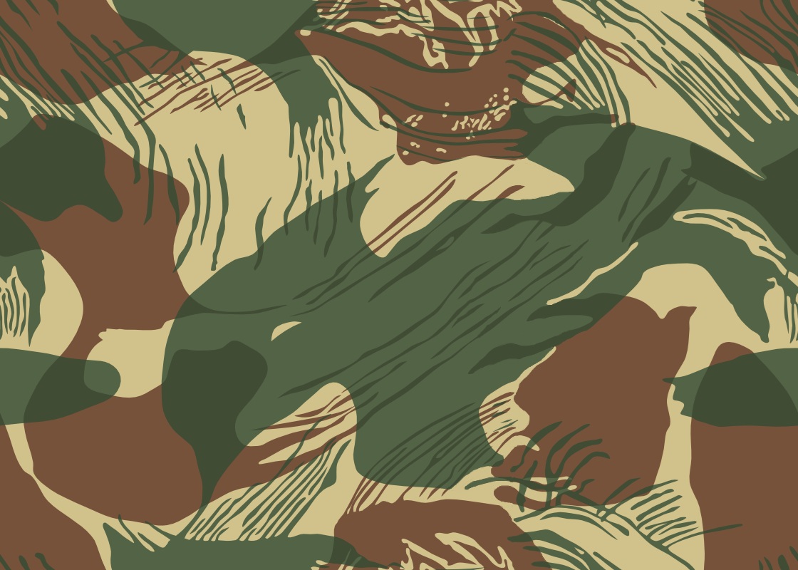 Art Of Camouflage- Rhodesian Brushstroke